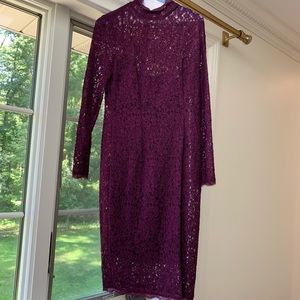 Long Sleeve 3/4 Lace Dress